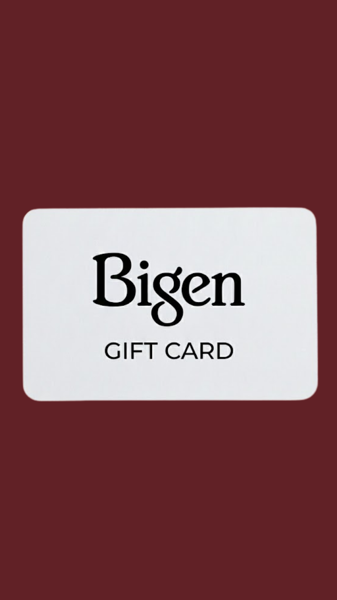 Bigen $10 Gift Card - Bigen USA